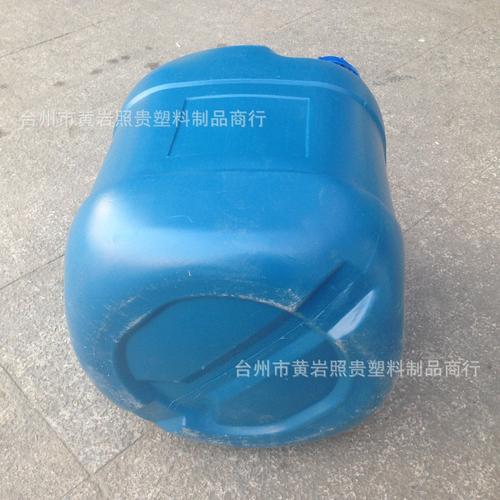 批发销售塑料化工桶 方形带盖水桶 加厚塑料桶 20l蓝色